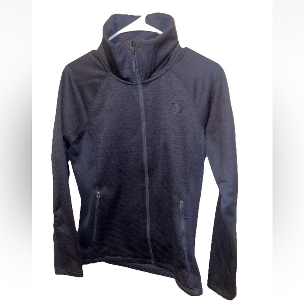 The North Face Women's Arcata Full-Zip Lightweight Jacket Navy Blue Size M EUC - Picture 3 of 7
